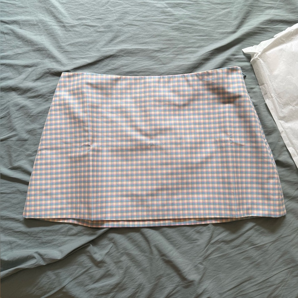 Sandy Liang Juice Skirt in Picnic Gingham